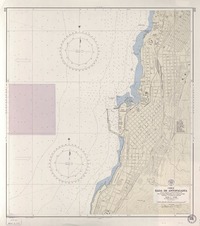 Rada de Antofagasta  [material cartográfico] por el Instituto Hidrográfico de la Armada de Chile.
