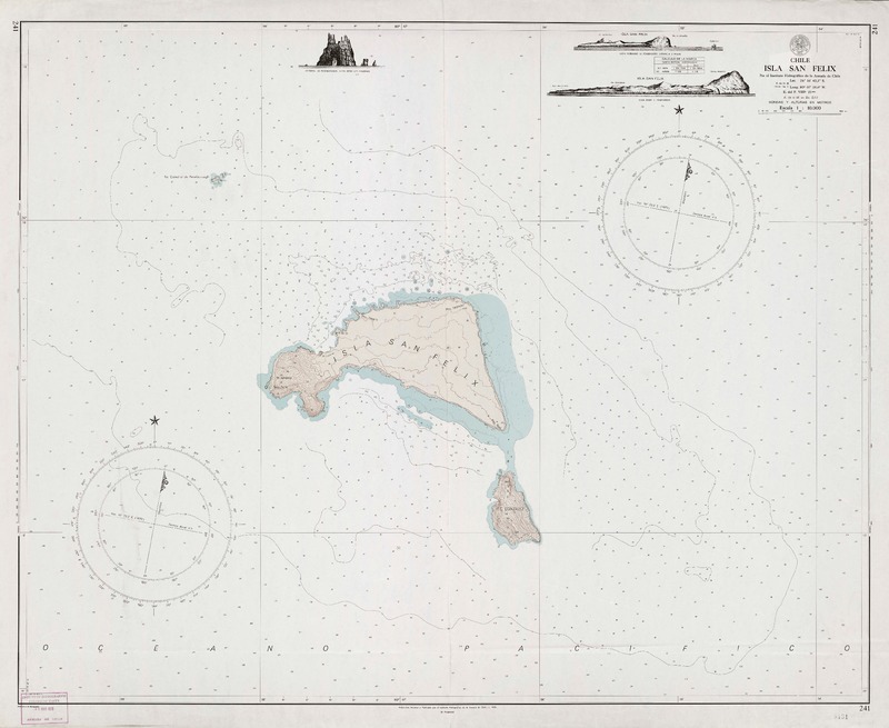 Isla San Félix  [material cartográfico] por el Instituto Hidrográfico de la Armada de Chile.