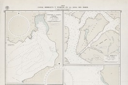 Canal Sierralta y puertos en la zona del Baker  [material cartográfico] por el Instituto Hidrográfico de la Armada de Chile.