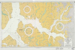 Senos Penguin y Jarpa (Canal Wide) [material cartográfico] : por el Servicio Hidrográfico y Oceanográfico de la Armada de Chile.
