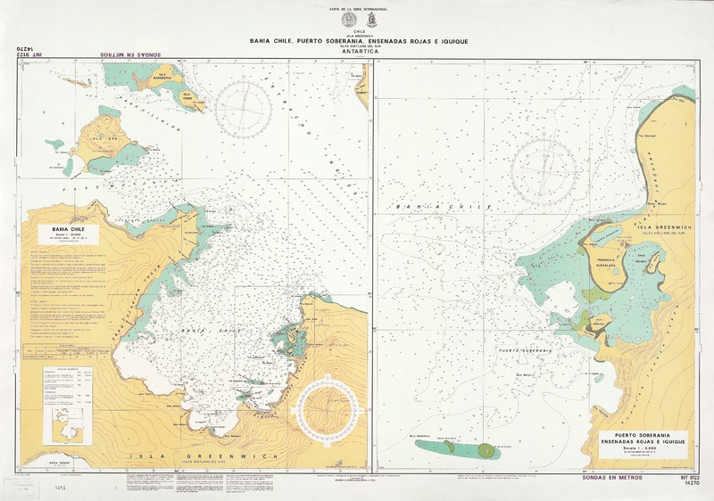 Bahía Chile, Puerto Soberanía y Ensenada Rojas e Iquique Territorio Chileno Antártico.