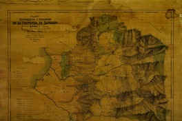 Plano topográfico y geológico de la Provincia de Santiago