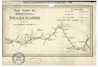 Plano general del Ferrocarril Trasandino