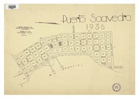 Puerto Saavedra 1936  [material cartográfico] Asociación de Aseguradores de Chile Comité Incendio