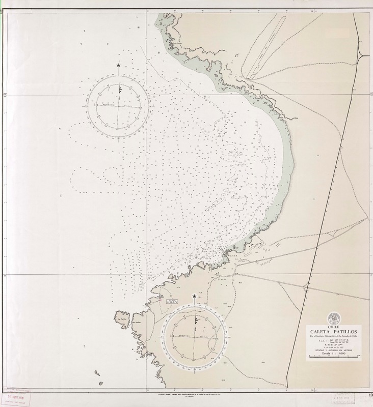 Caleta Patillos  [material cartográfico] por el Instituto Hidrográfico de la Armada de Chile.