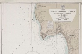 Bahías Coronel y Lota  [material cartográfico] por el Instituto Hidrográfico de la Armada de Chile.