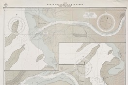 Bahía Chacabuco y río Aysén  [material cartográfico] por el Instituto Hidrográfico de la Armada de Chile.