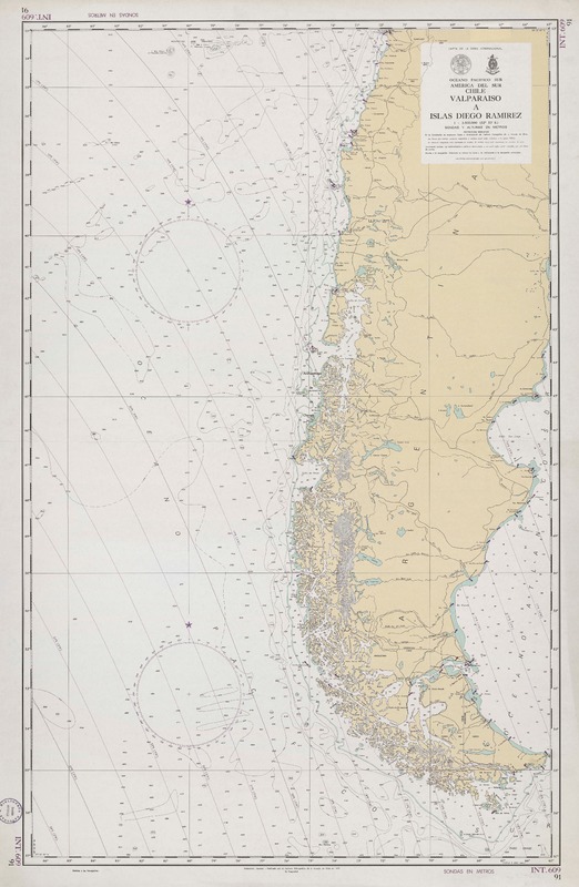 Valparaíso a Islas Diego Ramírez América del Sur : Océano Pacífico. [material cartográfico] :