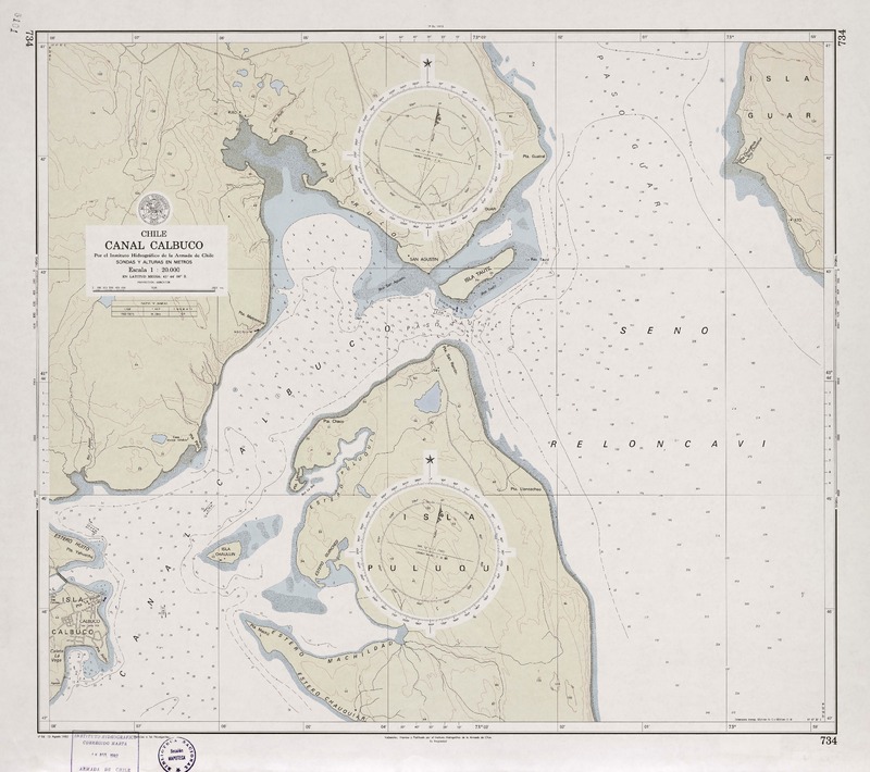 Canal Calbuco  [material cartográfico] por el Instituto Hidrográfico de la Armada de Chile.