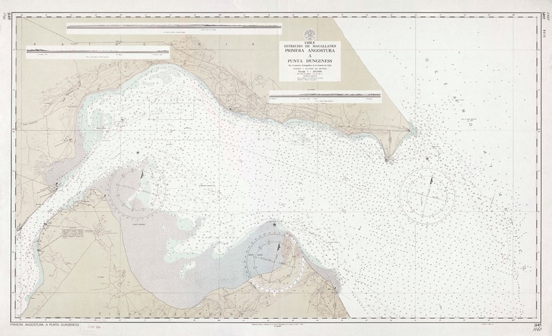 Chile, Estrecho de Magallanes Primera Angostura a Punta Dungeness
