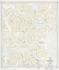 Canal Pitt, esteros Andrés y Peel  [material cartográfico] por el Servicio Hidrográfico y Oceanográfico de la Armada de Chile.