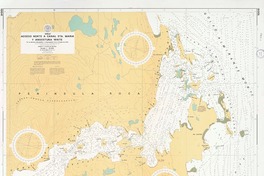 Acceso norte a canal Sta. [sic.] María y Angostura White  [material cartográfico] por el Servicio Hidrográfico y Oceanográfico de la Armada de Chile.