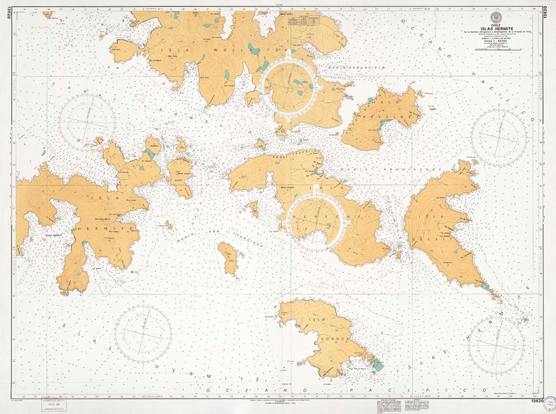Islas Hermite  [material cartográfico] por el Servicio Hidrográfico y Oceanográfico de la Armada de Chile.