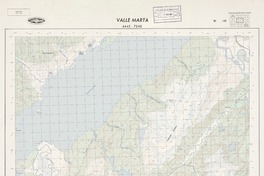 Valle Marta 4445 - 7240 [material cartográfico] : Instituto Geográfico Militar de Chile.