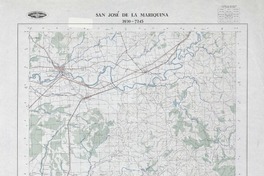 San José de la Mariquina 3930 - 7245 [material cartográfico] : Instituto Geográfico Militar de Chile.