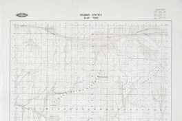 Sierra Overa 2545 - 7000 [material cartográfico] : Instituto Geográfico Militar de Chile.