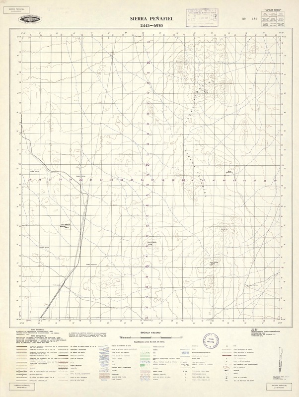 Sierra Peñafiel 2445 - 6930 [material cartográfico] : Instituto Geográfico Militar de Chile.