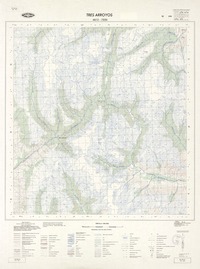 Tres Arroyos 4615 - 7220 [material cartográfico] : Instituto Geográfico Militar de Chile.