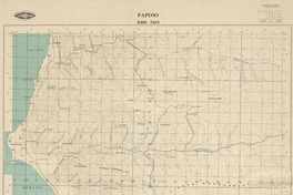 Paposo 2500 - 7015 [material cartográfico] : Instituto Geográfico Militar de Chile.
