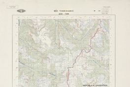 Río Vodudahue 4230 - 7200 [material cartográfico] : Instituto Geográfico Militar de Chile.