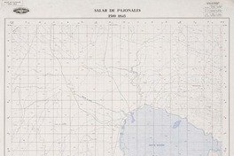 Salar de Pajonales 2500 - 6845 [material cartográfico] : Instituto Geográfico Militar de Chile.