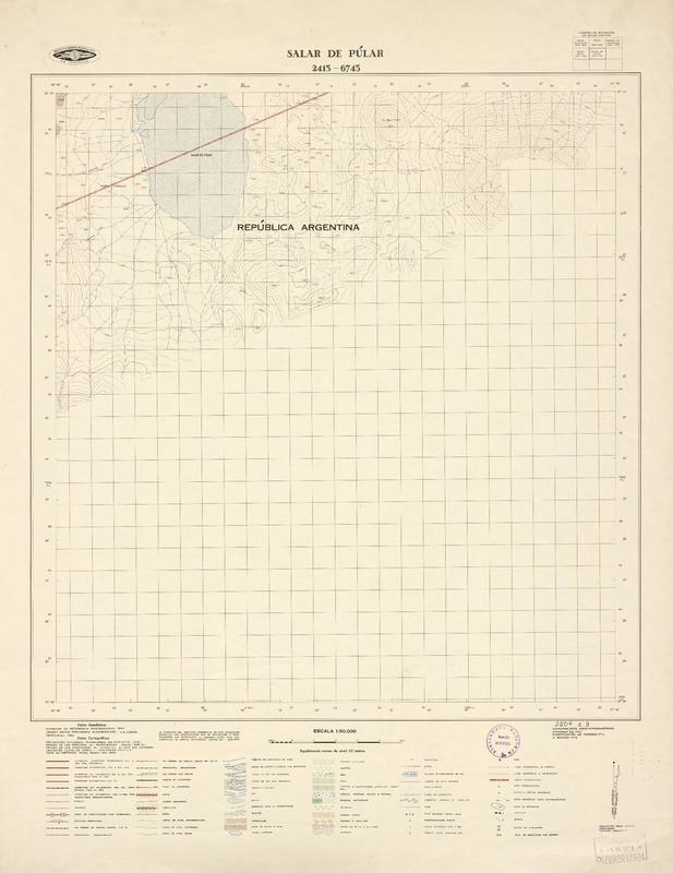 Salar de Púlar 2415 - 6745 [material cartográfico] : Instituto Geográfico Militar de Chile.