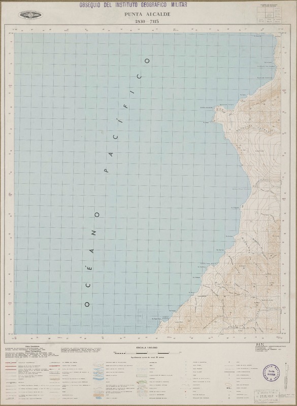 Punta Alcalde 2830 - 7115 [material cartográfico] : Instituto Geográfico Militar de Chile.