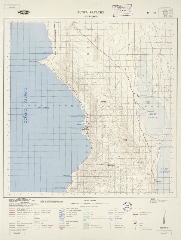 Punta Patache 2045 - 7000 [material cartográfico] : Instituto Geográfico Militar de Chile.