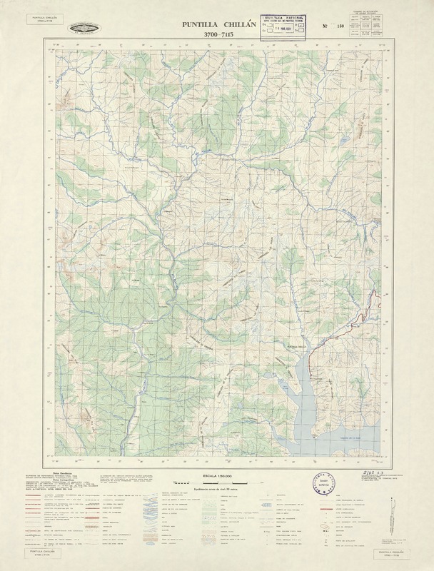 Puntilla Chillán 3700 - 7115 [material cartográfico] : Instituto Geográfico Militar de Chile.