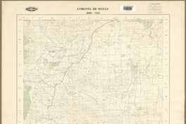 Coronel de Maule 3600 - 7215 [material cartográfico] : Instituto Geográfico Militar de Chile.