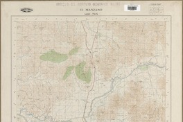 El Manzano 3400 - 7115 [material cartográfico] : Instituto Geográfico Militar de Chile.