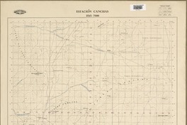 Estación Canchas 2515 - 7000 [material cartográfico] : Instituto Geográfico Militar de Chile.