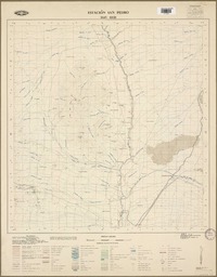 Estación San Pedro 2145 - 6830 [material cartográfico] : Instituto Geográfico Militar de Chile.