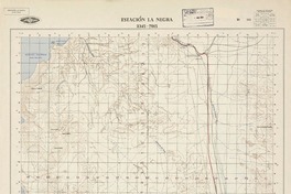 Estación La Negra 2345 - 7015 [material cartográfico] : Instituto Geográfico Militar de Chile.