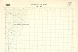 Portezuelo San Pedro 2300 - 6645 [material cartográfico] : Instituto Geográfico Militar de Chile.