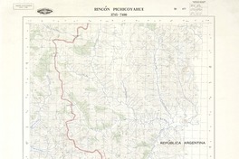 Rincón Pichicoyahue 3715 - 7100 [material cartográfico] : Instituto Geográfico Militar de Chile.