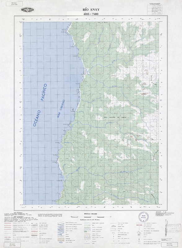 Río Anay 4215 - 7400 [material cartográfico] : Instituto Geográfico Militar de Chile.