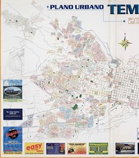 Plano urbano Temuco 2004