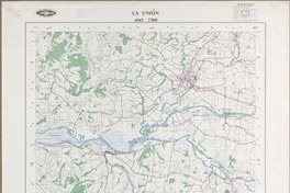La Unión 4015 - 7300 [material cartográfico] : Instituto Geográfico Militar de Chile.