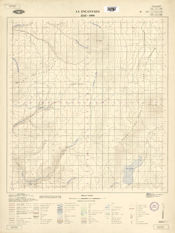 La Encantada 2545 - 6900 [material cartográfico] : Instituto Geográfico Militar de Chile.