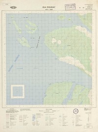 Isla Isquiliac 4515 - 7420 [material cartográfico] : Instituto Geográfico Militar de Chile.