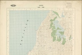 Llico 3445 - 7200 [material cartográfico] : Instituto Geográfico Militar de Chile.