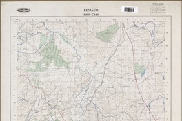 Lumaco 3800 - 7245 [material cartográfico] : Instituto Geográfico Militar de Chile.