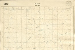 Mauque 1915 - 6845 [material cartográfico] : Instituto Geográfico Militar de Chile.