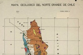 Mapa geológico del Norte Grande de Chile  [material cartográfico] ENAP, I.I.G. - Floreal García A.