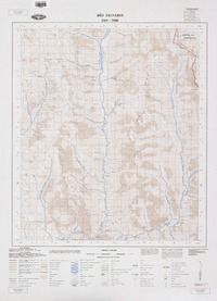 Río Olivares 3315 - 7000 [material cartográfico] : Instituto Geográfico Militar de Chile.