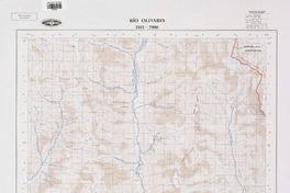 Río Olivares 3315 - 7000 [material cartográfico] : Instituto Geográfico Militar de Chile.
