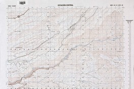 Estación Central (18°15'-69°45') : Tarapaca [material cartográfico] : Instituto Geográfico Militar de Chile.