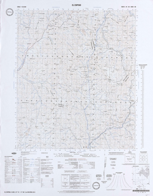 El Espino  [material cartográfico] Instituto Geográfico Militar.