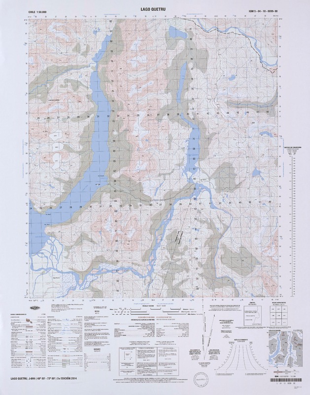 Lago Quetru  [material cartográfico] Instituto Geográfico Militar.